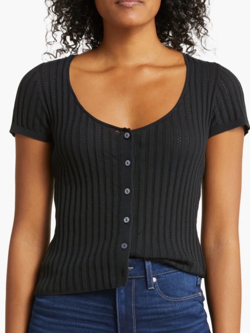 Paige button up t shirt